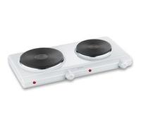 Severin Plaque de cuisson électrique double DK 1042 – 2 500 W, réglage continu, blanc