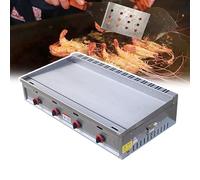 Plaque De Cuisson Électrique Professionnelle - Plaque De Cuisson À Dessus Plat En Acier Inoxydable, Plaque En Acier Laminé À Froid, Température Réglable De 50 À 300 °C,A
