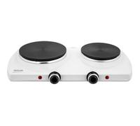 Plaque de cuisson électrique - SENCOR - SCP 2253WH-EUE4 - 2500 W - 2 foyers - Blanc