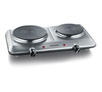 Plaque de cuisson électrique - SEVERIN - KP 1014 - 2 plaques - 2500 W - Inox