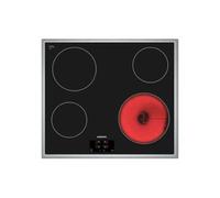 Plaque de cuisson électrique SIEMENS ET645HE17 - verre-céramique - 4 zones de cuisson