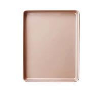 Plaque de cuisson en acier anti-adhésif doré pour une répartition homogène de la chaleur et un dégagement facile - Ustensiles de cuisson épais pour la cuisson au four 060940