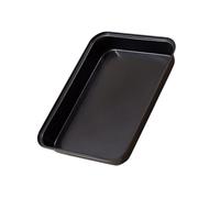 Plaque de cuisson en acier au carbone avec revêtement anti-adhésif pour pain, pâtisseries, cocottes et distribution homogène de la chaleur