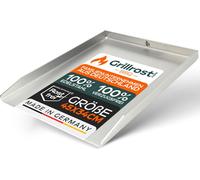 Plaque de cuisson en acier inoxydable - Plancha 45 x 30cm - pour Napoleon Freestyle et Rogue 365, 425, 525 - sans brûleur arrière