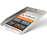 Plaque de cuisson en acier inoxydable | Plancha 45x34cm - convient pour Napoleon LE/LEX/Prestige & Rösle | 4mm Massif