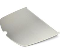 Plaque de cuisson en acier inoxydable | Plancha adaptée à Weber Q100/1000 - remplace une moitié de grille - extra massive
