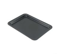 Plaque de cuisson en acier inoxydable pour four, grande taille 33 x 23 cm et petite taille 24 x 18 cm, sans biscuits pour la cuisson, facile à nettoyer, moule à pain avec poignées (tuba)