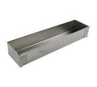 Plaque de cuisson en acier inoxydable pour gâteau au fromage, long moule à gâteau rectangulaire robuste pour desserts de fête de mariage (A)