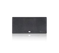 BBQ-Toro Plaque de cuisson en fonte | 42,5 x 20,5 cm | Plaque réversible, utilisation recto-verso | rectangulaire, universelle et massive | Tôle pour barbecue, pour grills à charbon de bois et gaz
