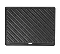 Plaque de cuisson en fonte 45 x 35 cm pour Rösle Videro G4-S, Rösle Allflame Prime 4, poêle de rechange pour Enders Kansas Pro 4, Uniq 4 IK Cruster, plaque réversible pour Napoleon Rogue 525, Prestige