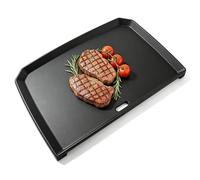 Plaque de cuisson en fonte de 38,6 x 24,6 cm pour Weber Pulse 2000, Plancha de rechange pour barbecue électrique Weber Pulse 2000, plaque de cuisson en fonte massive, accessoire de barbecue