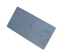 Plaque de cuisson en fonte QLS 60 x 30 cm, Grise, Rectangulaire