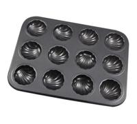 Plaque De Cuisson En Forme De Coquille Moule À Madeleine Antiadhésif À 12 Cavités Moule À Gâteau En Acier Au Carbone Plaque
