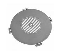 Plaque de cuisson en inox pour braséro, 78cm, grille de 36cm, CookKing, 222411