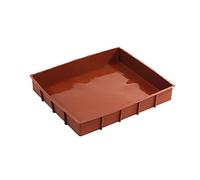 Plaque de cuisson en silicone avec séparateurs pour démouler facilement le café rectangulaire léger pour cuire des gâteaux et faire du pain à la maison 061076