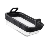 Plaque de cuisson en verre incassable avec texture lisse pour une cuisson propre en verre borosilicate