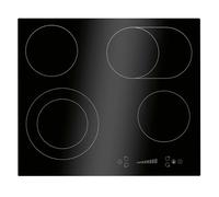 Bomann Plaque de cuisson vitrocéramique EBK7941 – 4 feux, double zone encastrable