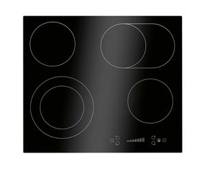 Plaque de cuisson en vitrocéramique 4 feux avec double zone encastrable Bomann EBK7941