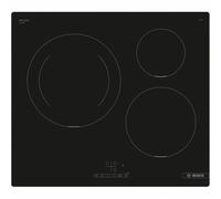 Bosch Serie 4 PUJ611BB5E plaque Noir Intégré 60 cm Plaque avec zone à induction 3 zone(s)