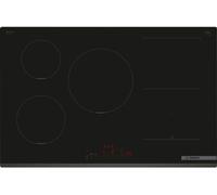 Plaque de cuisson encastrable BOSCH PVW831HC1E, Induction, 7400 W, 5 Zones de cuisson, Touch Control, Booster, Sécurité enfants, Minuterie, 80 cm, Noir