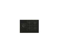 Plaque de cuisson encastrable - ROSIÈRES - RVG7WL4WC5B - 5 feux - Verre trempé noir - Brûleur double couronne 4 500 W