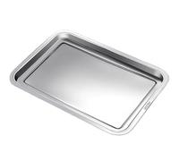 Plaque de Cuisson Four Inox Cuisine, Plateau à Biscuits en Acier Inoxydable pour Four, Plat Inox, Plateau de Service, Finition Miroir, Facile à Nettoyer(50x35x2 cm/20x14x1 in)