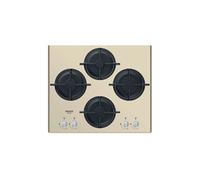 Hotpoint Plaque de cuisson gaz HAGD 61S/CH 60 cm 4 feux verre Champagne commandes avant