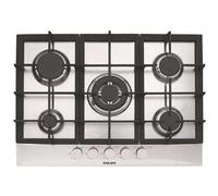 Glem GT755IX - Table de cuisson au gaz - 5 plaques de cuisson - Niche - largeur : 56 cm - profondeur : 48 cm - acier inoxydable