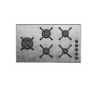 Plaque de Cuisson Gaz Barazza 90 cm Unique 1PUN95 Acier Vintage