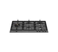 Plaque de Cuisson Gaz Bertazzoni 90 cm Professional P905LPRONE Noir mat