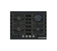 Bosch Serie 4 PNP6B6K40 plaque Noir Intégré 59 cm Gaz 4 zone(s)