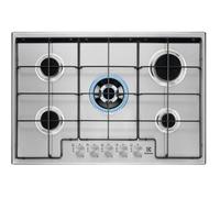 Plaque de cuisson gaz - ELECTROLUX - EGS7534X - 5 feux triple couronne - 75 cm