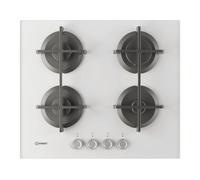 Plaque de Cuisson Gaz Indesit 4 Zones 7300W Blanc - ING 61T/WH 1