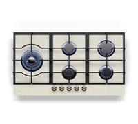 Plaque de Cuisson Gaz Klarstein 5 Brûleurs Encastrable 11100W Ivoire Blanc G