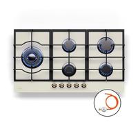 Klarstein Victoria Chef Edition Table de cuisson gaz 5 zones avec 5 feux