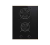 Plaque de Cuisson Gaz Smeg 30 cm Dolce Stil Novo PV632CNR Noir