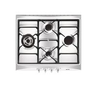 SMEG SR264XGH2, Plaque de cuisson à gaz SELEZIONE, Stainless steel