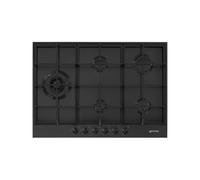 Plaque de Cuisson Gaz Smeg 70 cm Classica PX375LMB Noir Mat