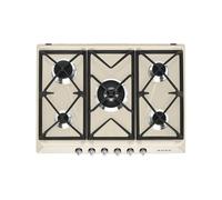 Smeg Sr975Pgh Cuisinière À Gaz 5 Brûleurs 70Cm Ligne Design Victoria Crème