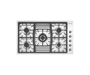 Plaque de Cuisson Gaz Smeg 90 cm Classica PGF95-4 Inox