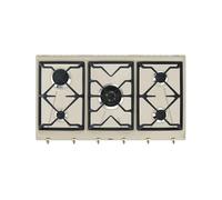 Plaque de Cuisson Gaz Smeg 90 cm Colonial SRV896AVOGH2 Avoine