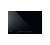 Plaque de cuisson induction 4 feux largeur 77 cm vitrocéramique technologie FlexiCook couleur Ner