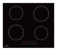 Plaque de cuisson induction 4 zones - 7200W - Slider tactile - 4 boosters - Pause et maintien au chaud - minuteur - silencieuse