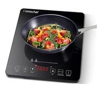 Plaque Induction Portable AMZCHEF, plaque de cuisson à induction de 2000 W avec corps mince, 10 niveaux de puissance, 10 réglages de température, minuterie de 3 heures, noir noir