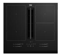 Beko HIXI 64700 UF Noir Intégré 60 cm Plaque avec zone à induction 4 zone(s) Hotte intégrée