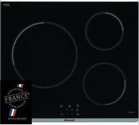Plaque de cuisson induction - BRANDT - 3 zones - L60 cm - TI364B - 7200 W - Noir