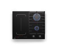 Klarstein Plaque de cuisson induction et gaz 2 feux gaz 2 plaques induction FlexZone Table G