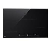 LG Table de cuisson induction CBIZ3035B – 4 foyers Zone Flex XL 80 cm Noir 7400W