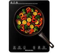 Plaque de cuisson infrarouge GRUNKEL IFR-2000 et 2000 W, 8 niveaux, 29 x 37 cm, contrôle tactile, minuteur, facile à nettoyer avec surface en verre.