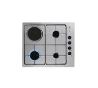 Plaque de cuisson mixte 60cm 4 feux acier inox EGL62821OX